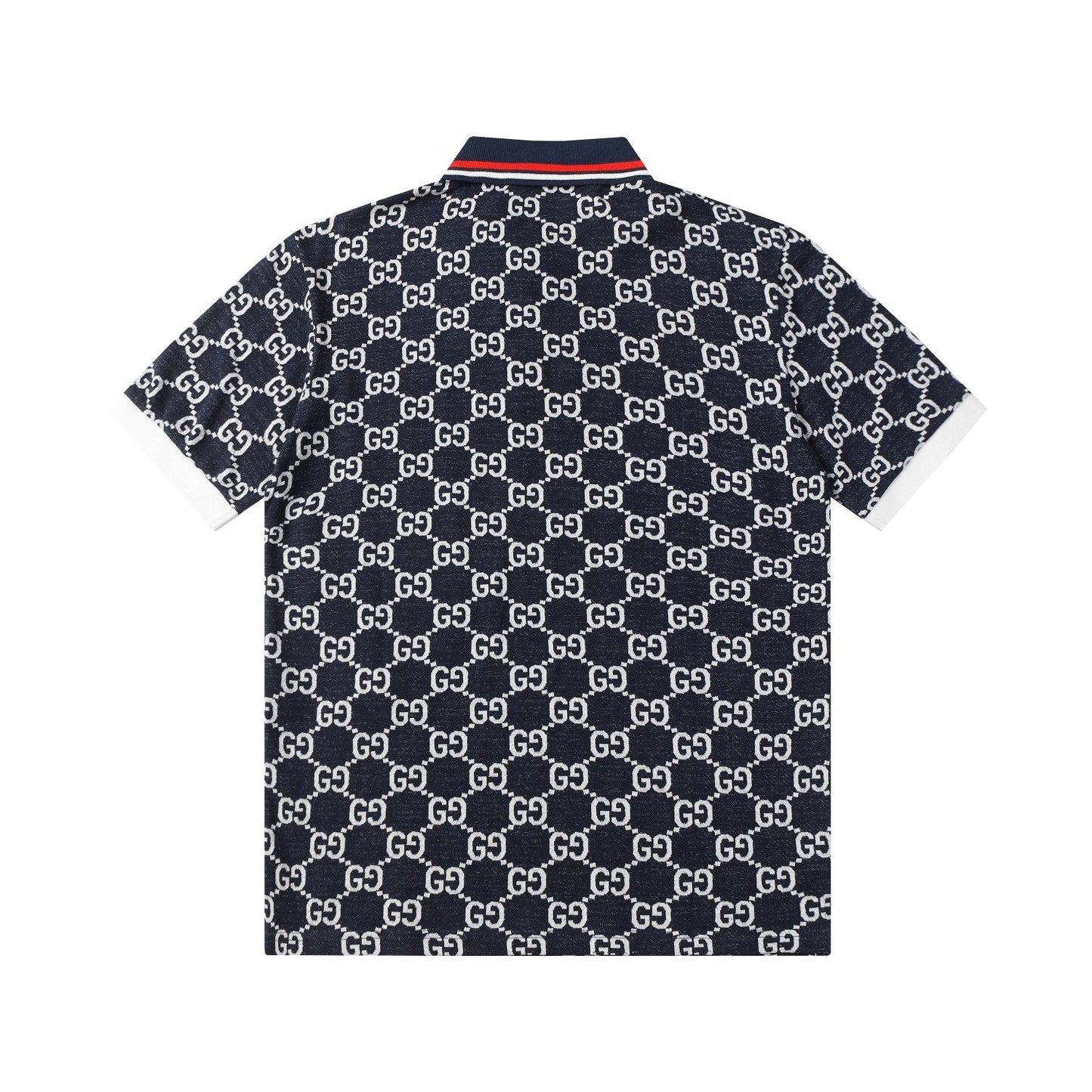 260421 New high-quality knitted jacquard lettered Polo shirt