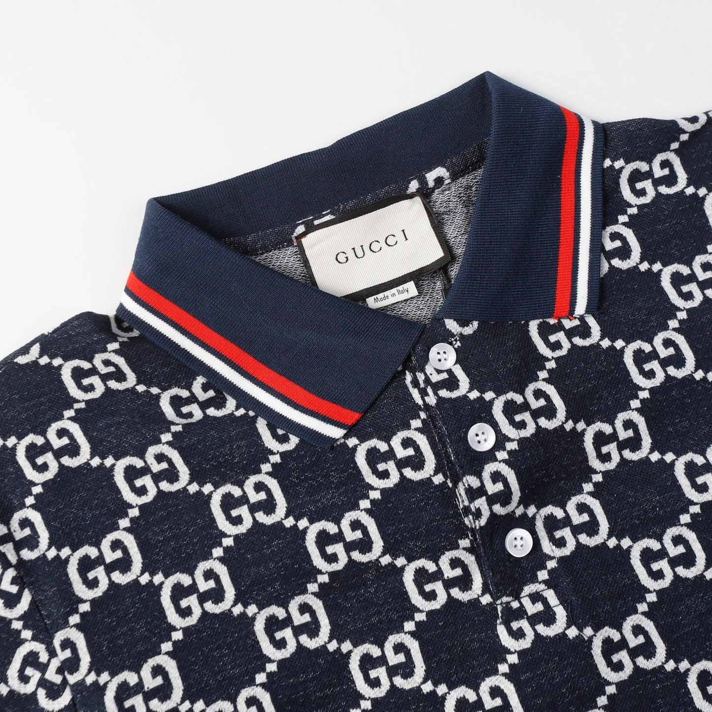 260421 New high-quality knitted jacquard lettered Polo shirt