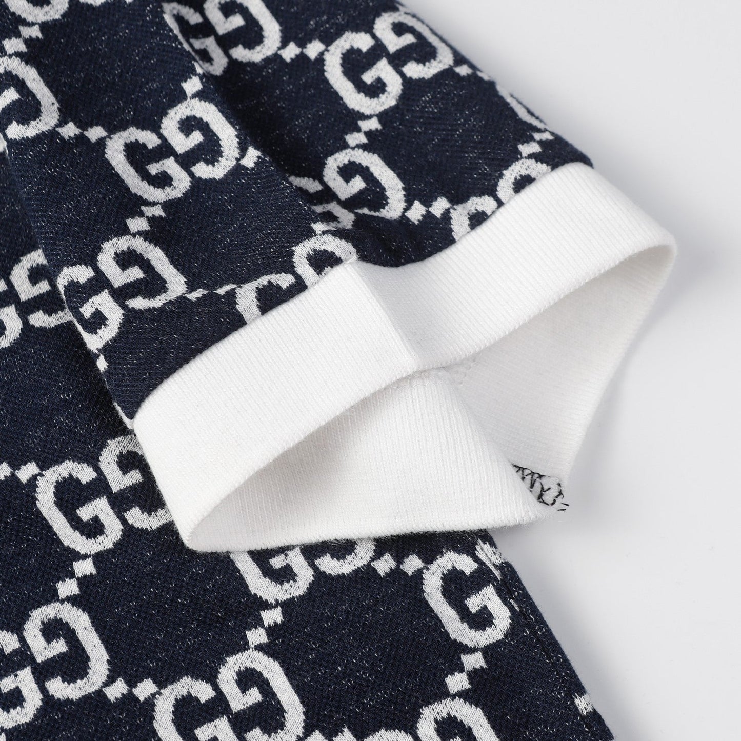 260421 New high-quality knitted jacquard lettered Polo shirt