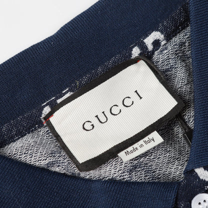 260421 New high-quality knitted jacquard lettered Polo shirt