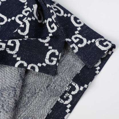 260421 New high-quality knitted jacquard lettered Polo shirt