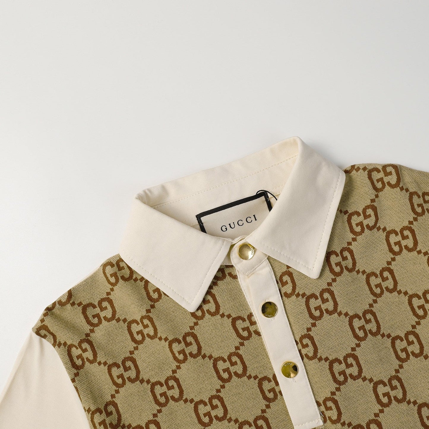 260421 New high-quality knitted jacquard lettered Polo shirt