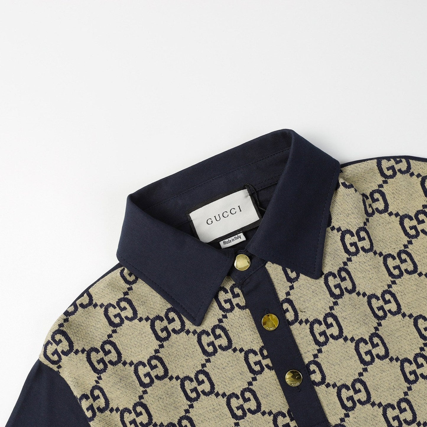 260421 New high-quality knitted jacquard lettered Polo shirt