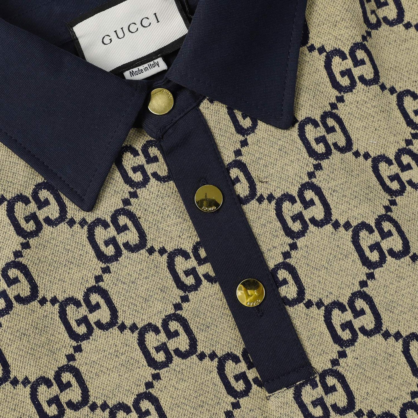 260421 New high-quality knitted jacquard lettered Polo shirt