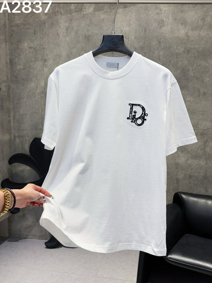 260421 New high-quality heavyweight embroidered T-shirt