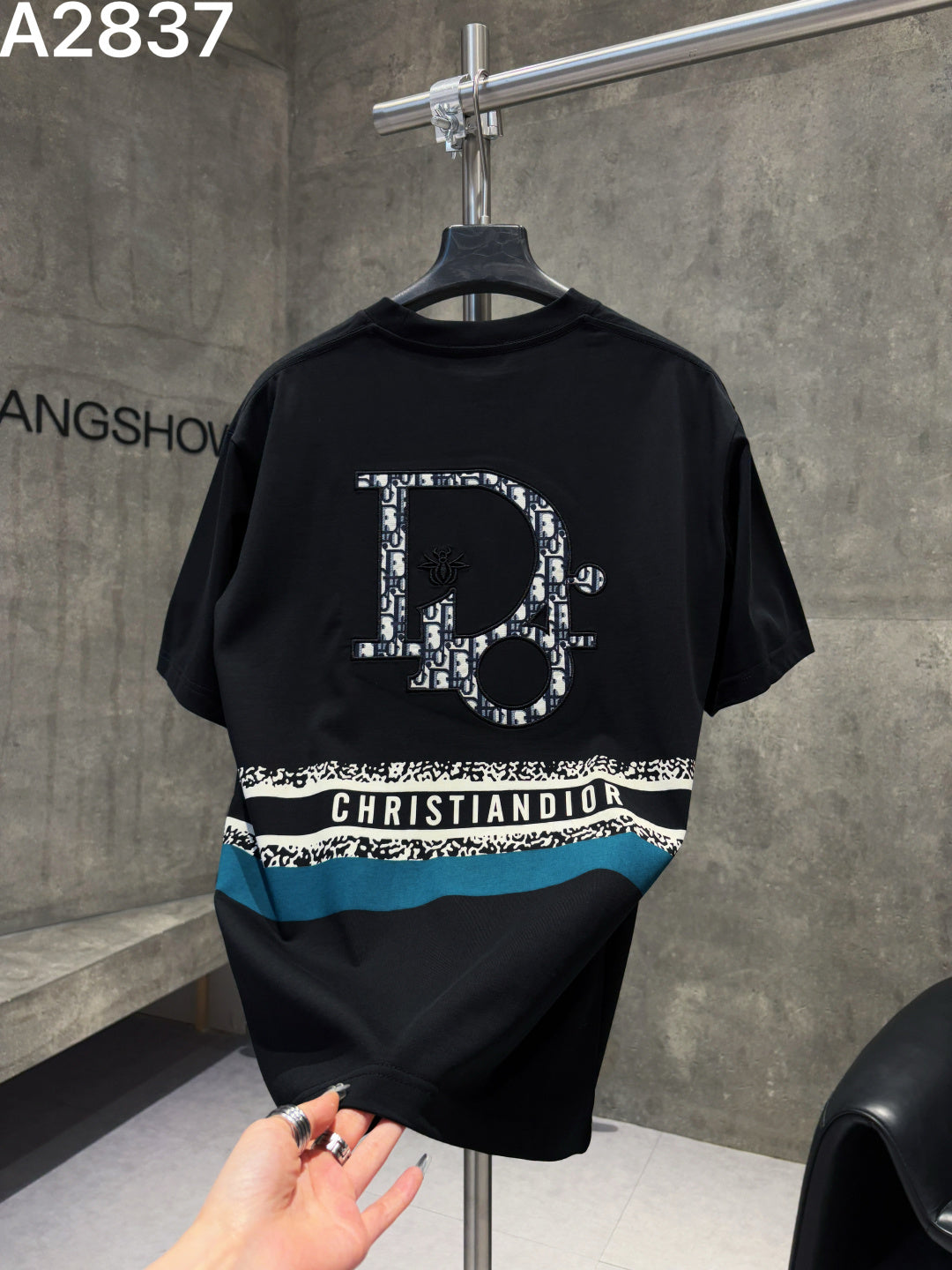 260421 New high-quality heavyweight embroidered T-shirt