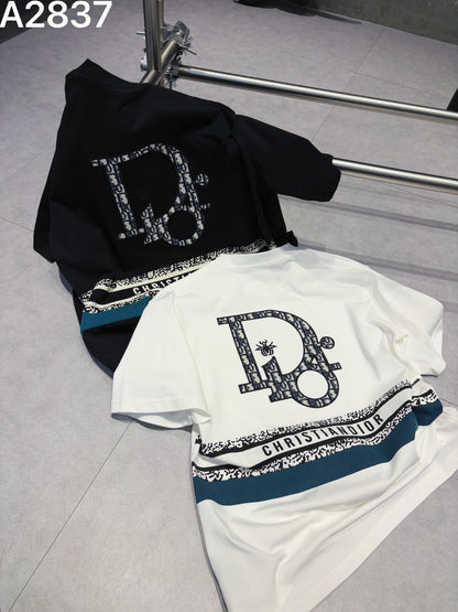260421 New high-quality heavyweight embroidered T-shirt