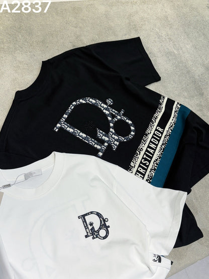 260421 New high-quality heavyweight embroidered T-shirt
