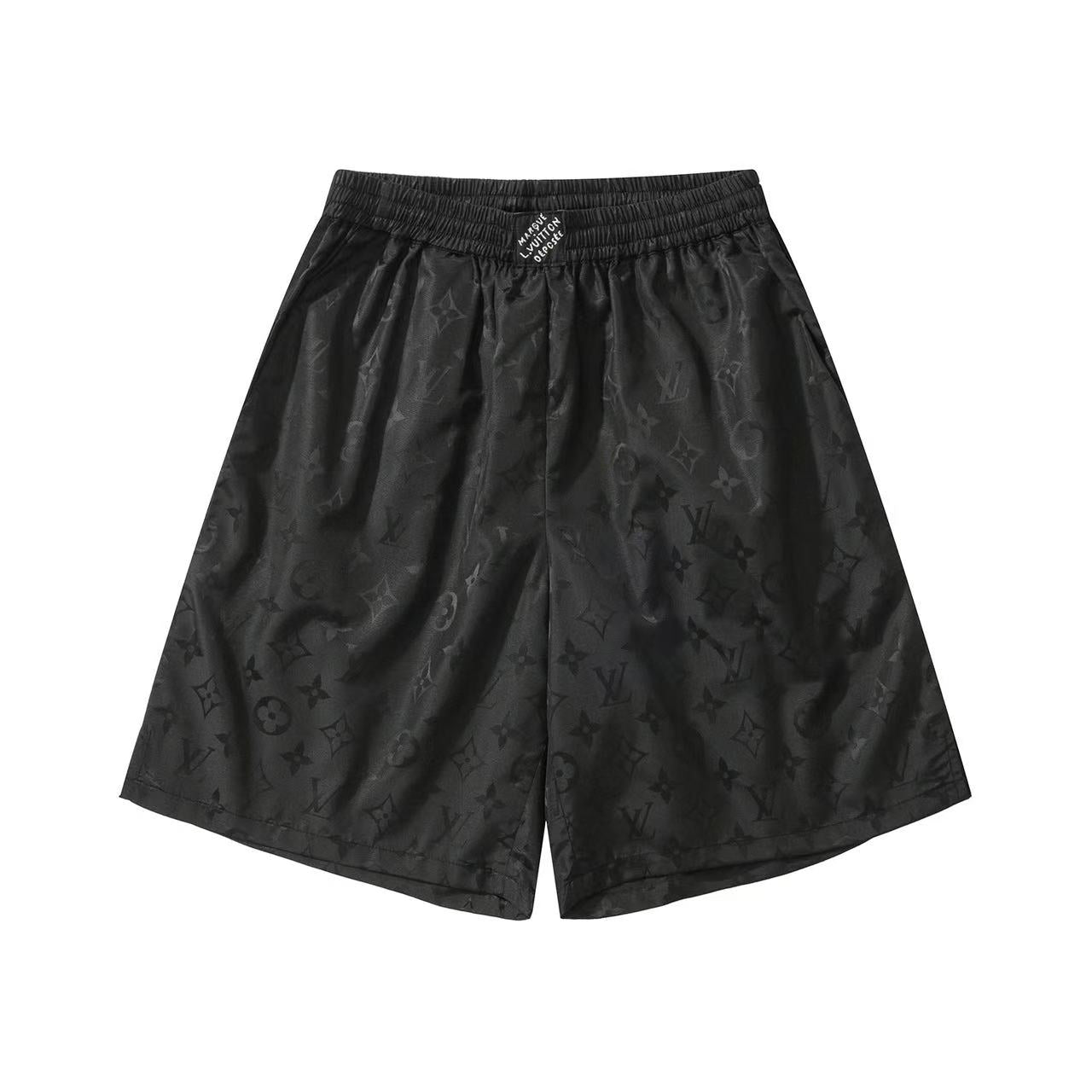 260421 New high-quality ribbed jacquard technology silk shorts