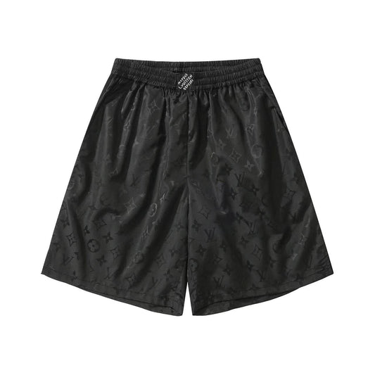 260421 New high-quality ribbed jacquard technology silk shorts