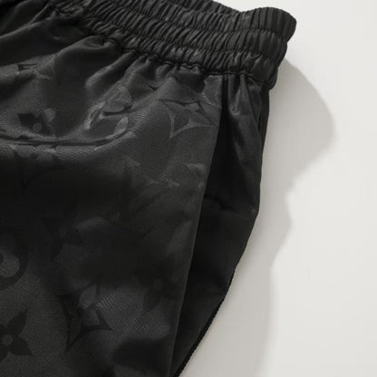 260421 New high-quality ribbed jacquard technology silk shorts