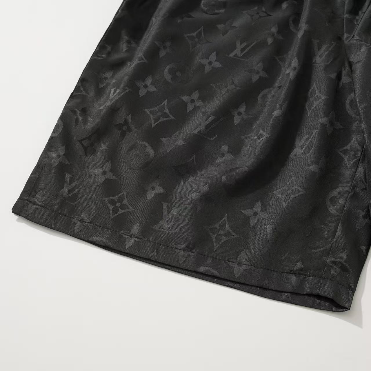 260421 New high-quality ribbed jacquard technology silk shorts