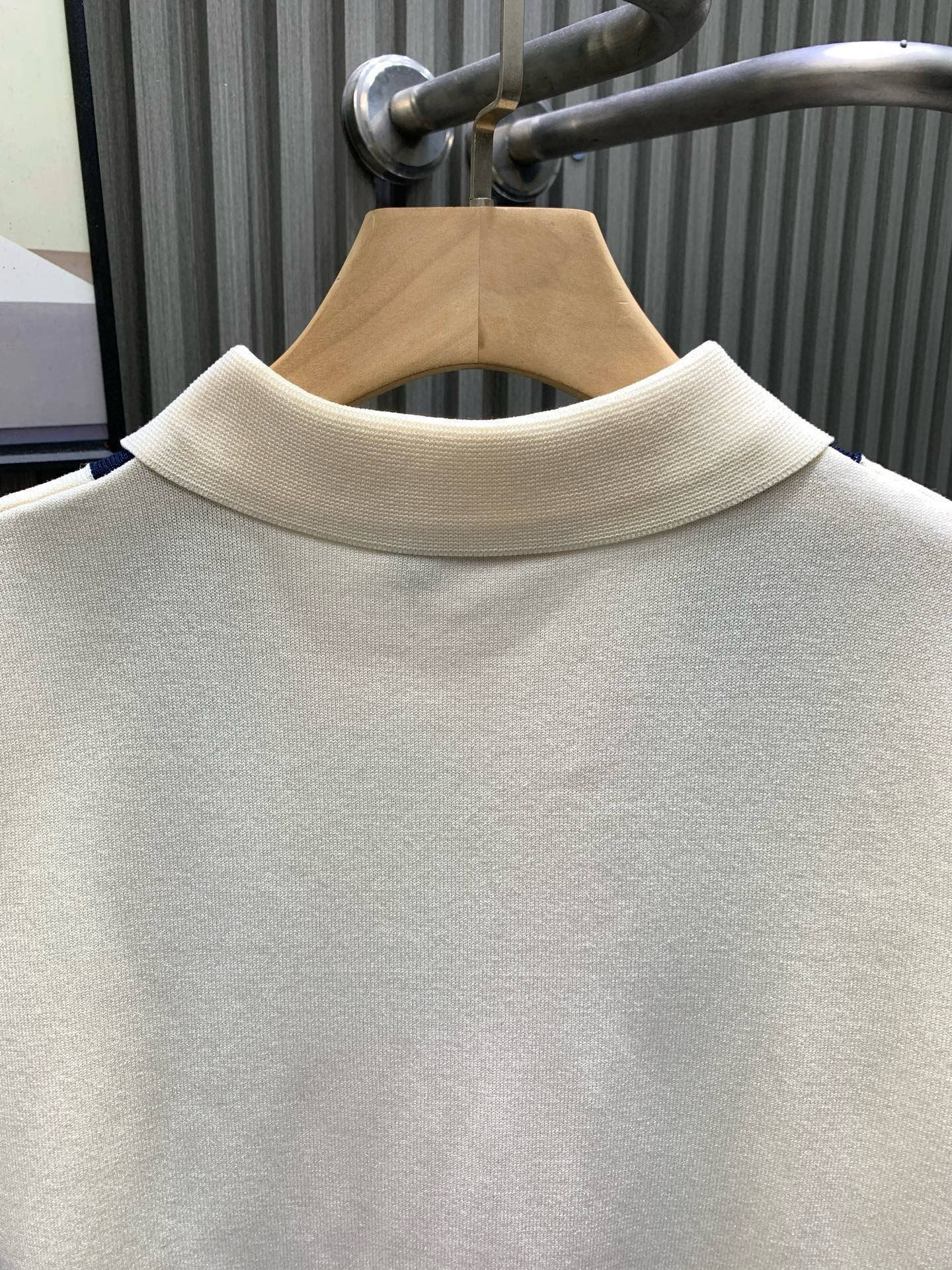 260421 New high-quality custom soft yarn knitted polo set