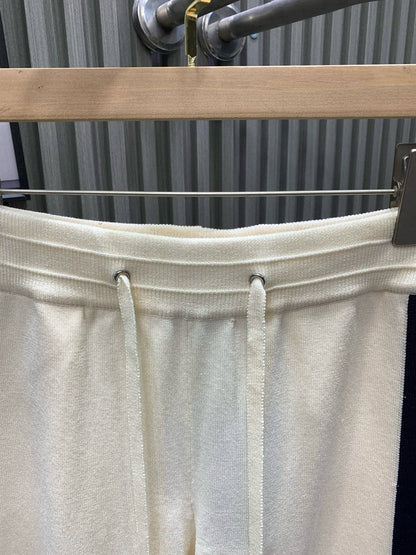 260421 New high-quality custom soft yarn knitted short set of pants