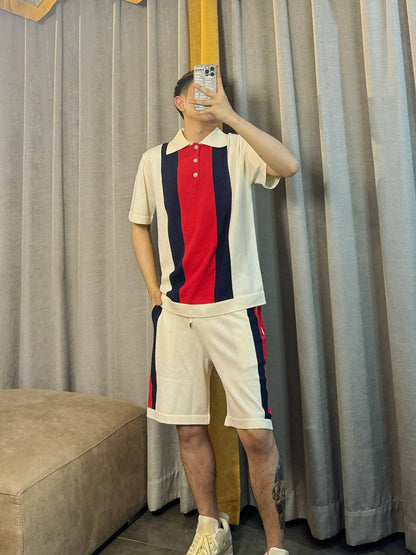 260421 New high-quality custom soft yarn knitted short set of pants