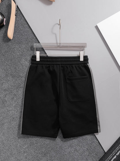 260421 New high-quality side-striped knitted shorts