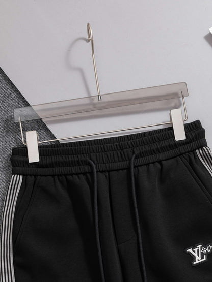 260421 New high-quality side-striped knitted shorts