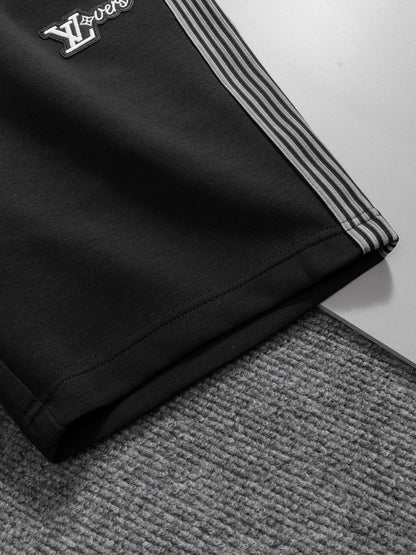 260421 New high-quality side-striped knitted shorts