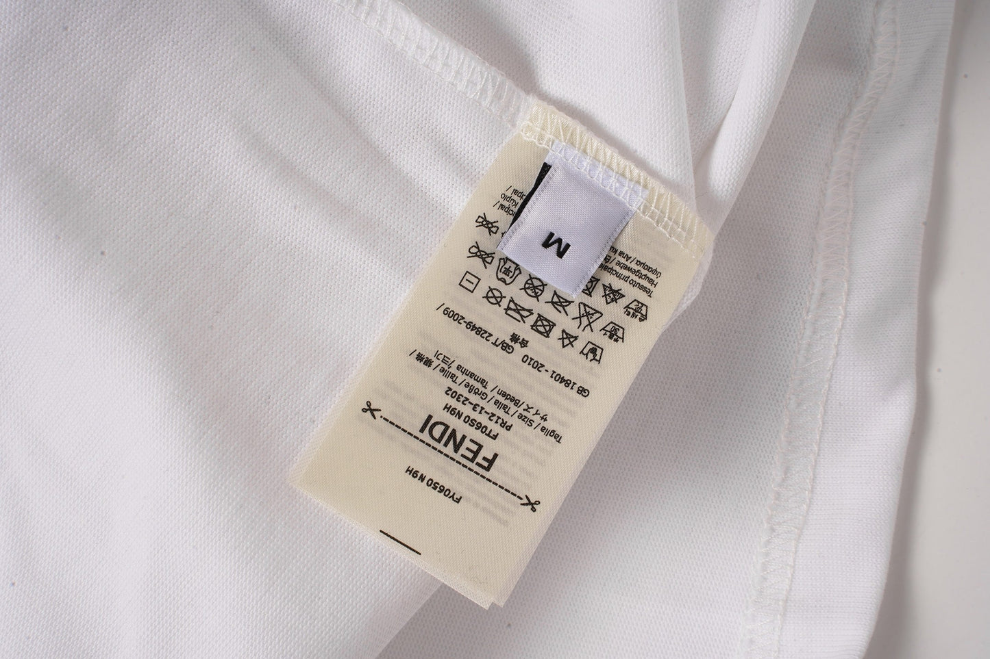 260421 New high-quality multi-color double-F patchwork embroidered T-shirt