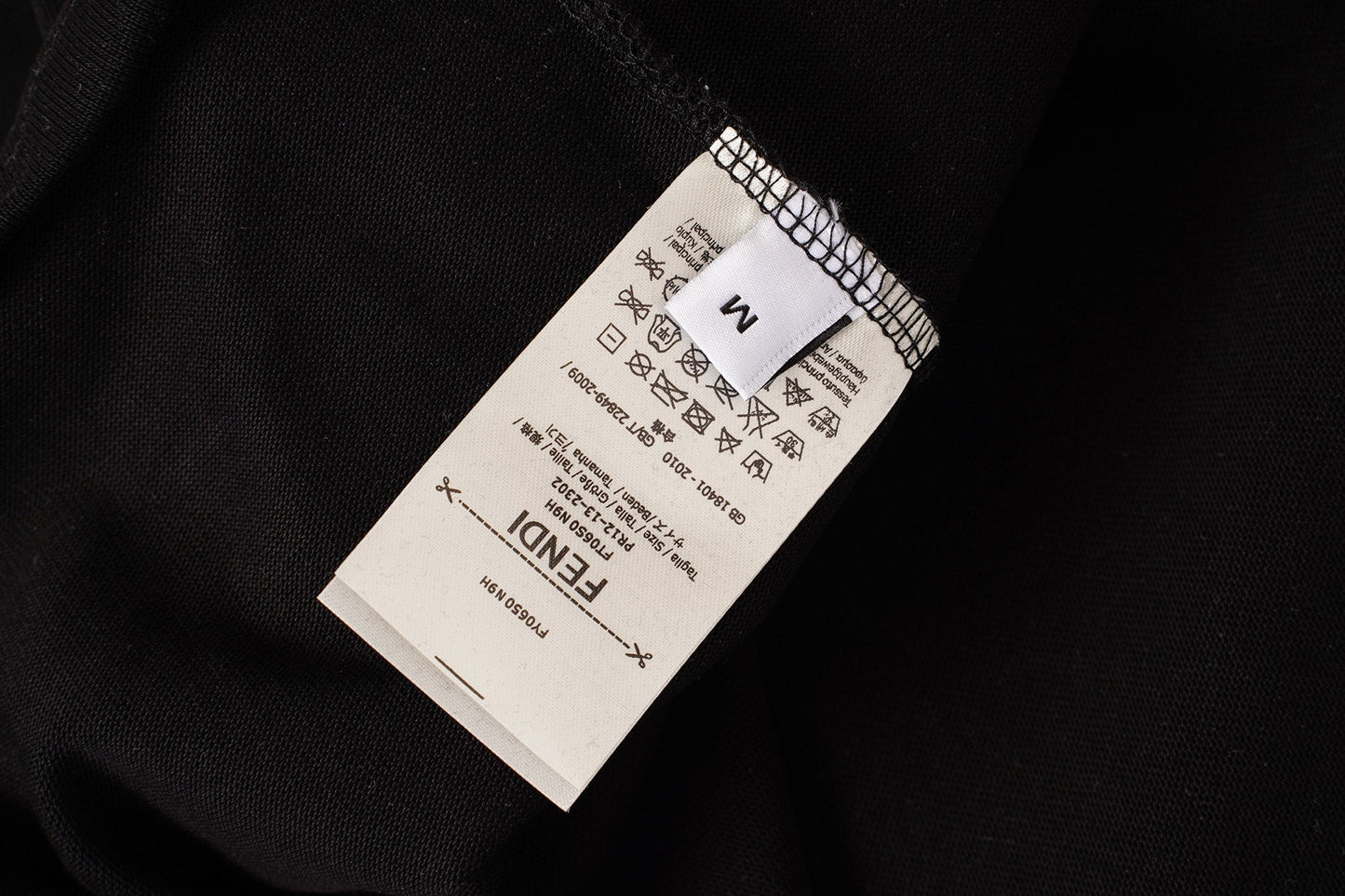 260421 New high-quality multi-color double-F patchwork embroidered T-shirt
