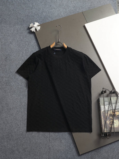 260421 New high-quality plush jacquard towel embroidered T-shirt