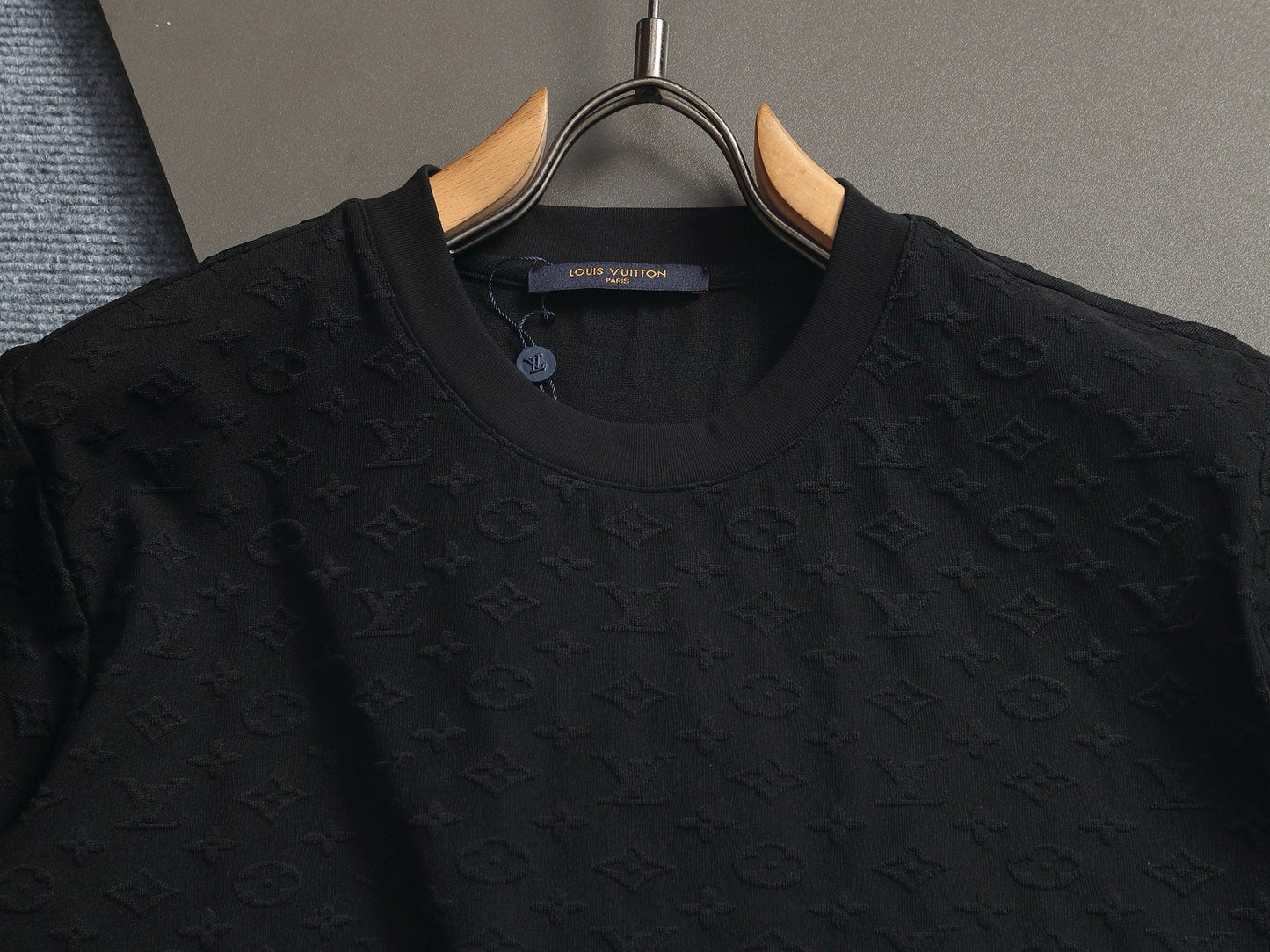 260421 New high-quality plush jacquard towel embroidered T-shirt