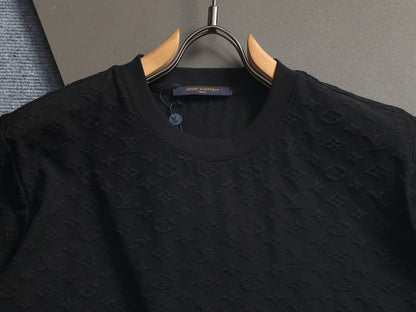 260421 New high-quality plush jacquard towel embroidered T-shirt