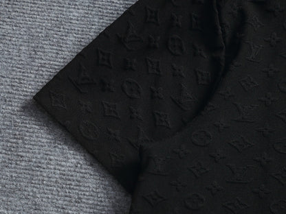 260421 New high-quality plush jacquard towel embroidered T-shirt