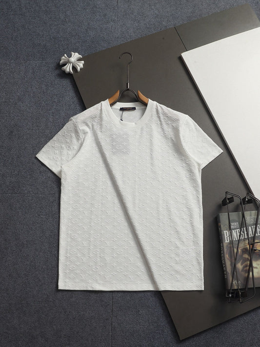 260421 New high-quality plush jacquard towel embroidered T-shirt