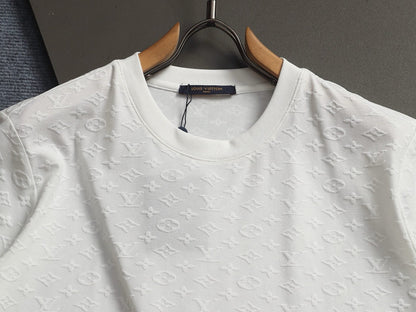 260421 New high-quality plush jacquard towel embroidered T-shirt