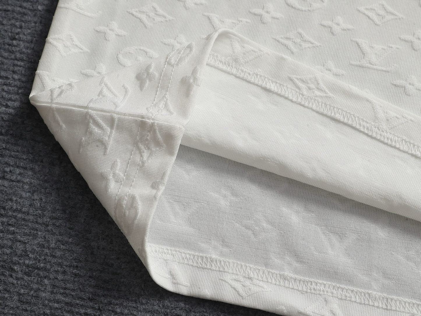 260421 New high-quality plush jacquard towel embroidered T-shirt
