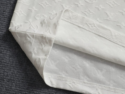 260421 New high-quality plush jacquard towel embroidered T-shirt