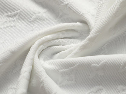 260421 New high-quality plush jacquard towel embroidered T-shirt