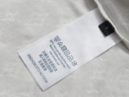 260421 New high-quality plush jacquard towel embroidered T-shirt