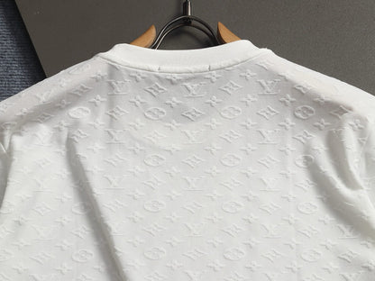 260421 New high-quality plush jacquard towel embroidered T-shirt