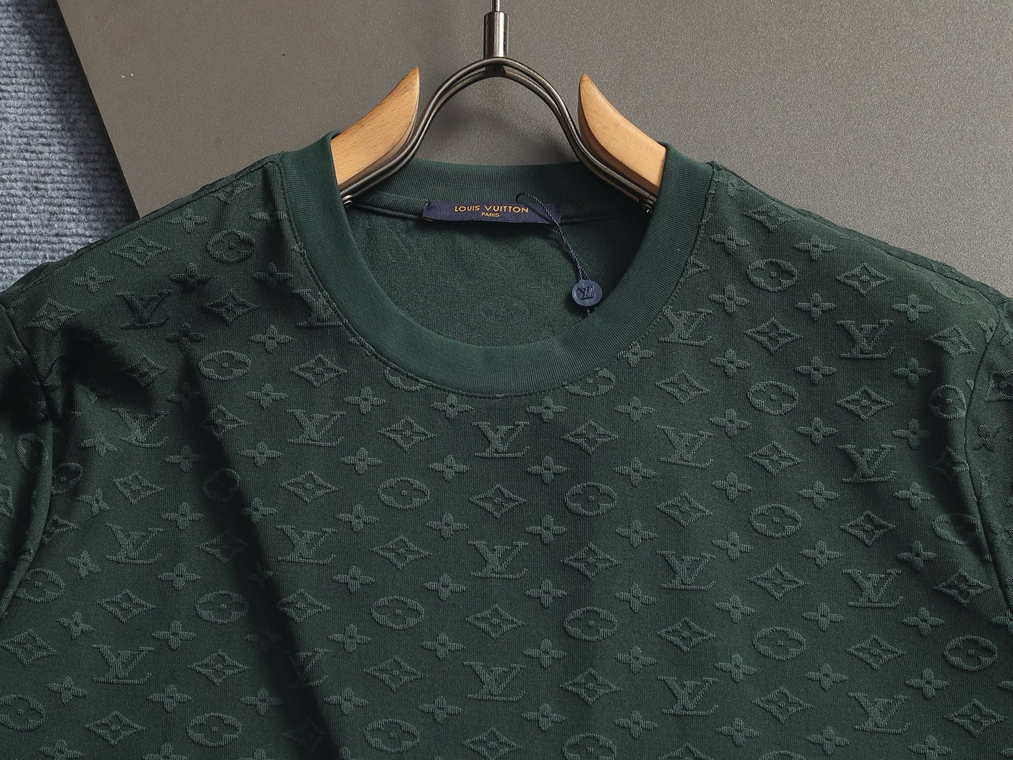 260421 New high-quality plush jacquard towel embroidered T-shirt