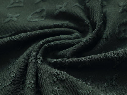 260421 New high-quality plush jacquard towel embroidered T-shirt