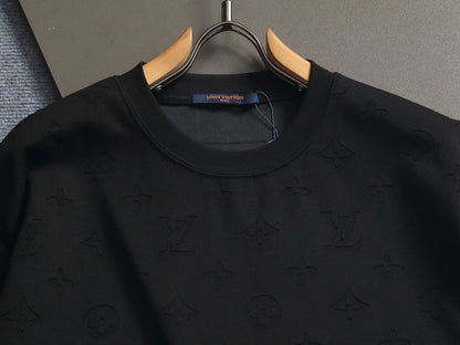 260421 New high-quality jacquard towel embroidered T-shirt