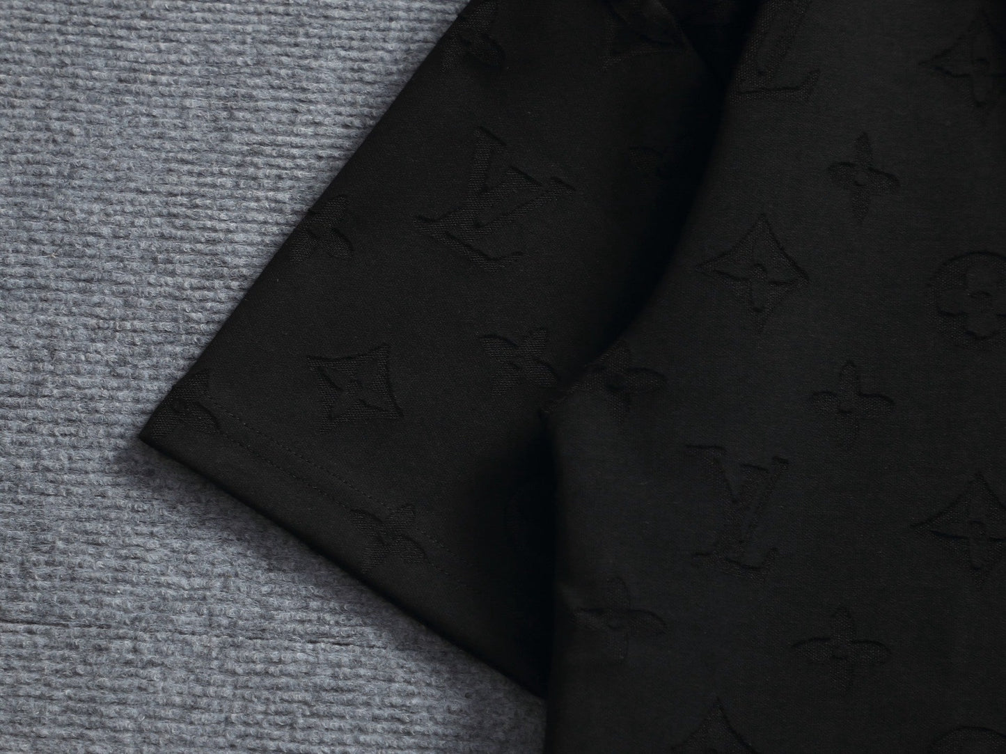 260421 New high-quality jacquard towel embroidered T-shirt