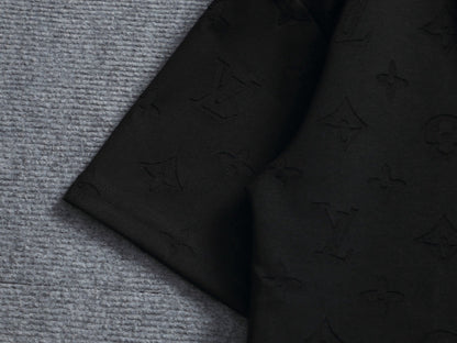 260421 New high-quality jacquard towel embroidered T-shirt