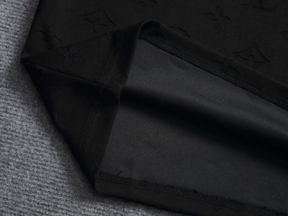 260421 New high-quality jacquard towel embroidered T-shirt