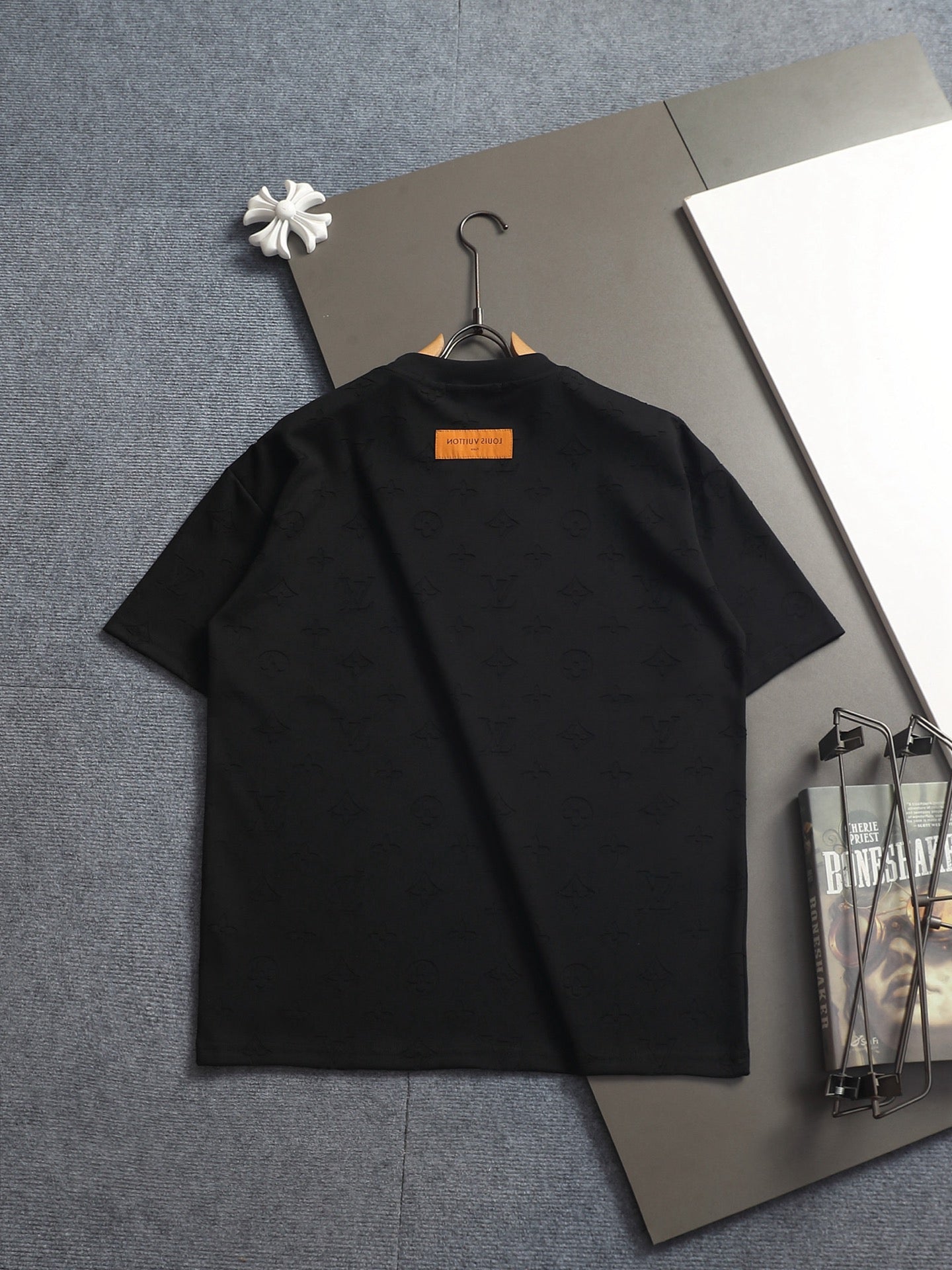 260421 New high-quality jacquard towel embroidered T-shirt