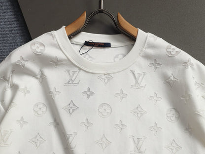 260421 New high-quality jacquard towel embroidered T-shirt