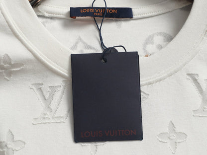 260421 New high-quality jacquard towel embroidered T-shirt