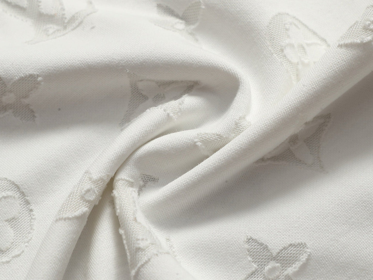 260421 New high-quality jacquard towel embroidered T-shirt