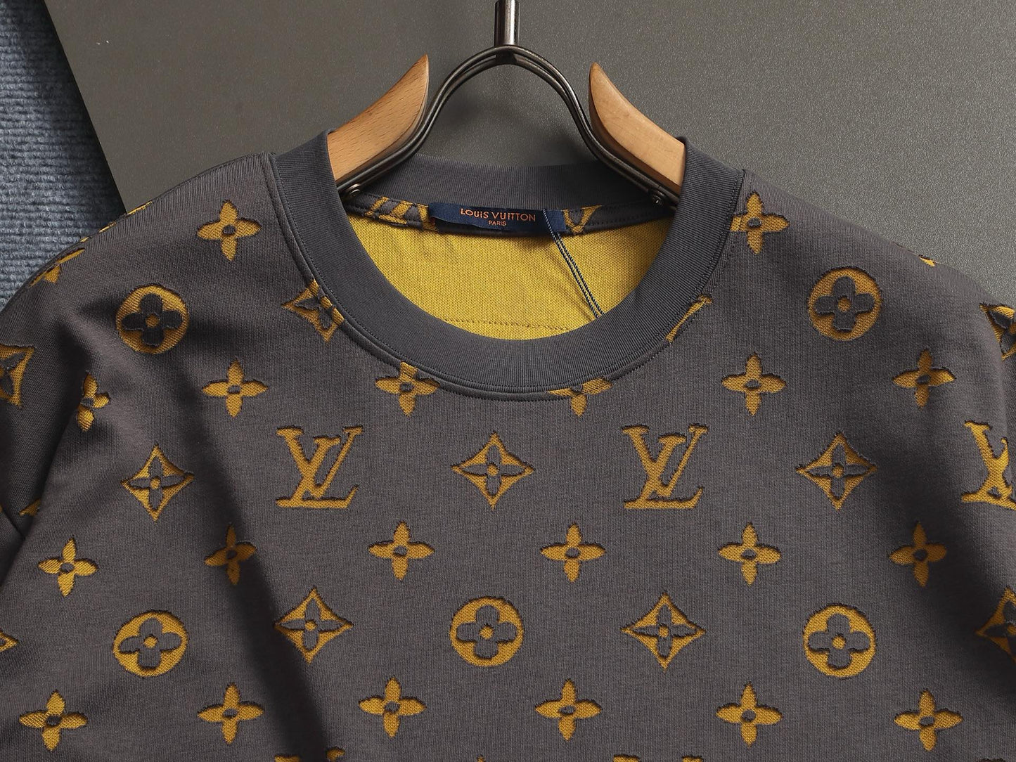 260421 New high-quality jacquard towel embroidered T-shirt