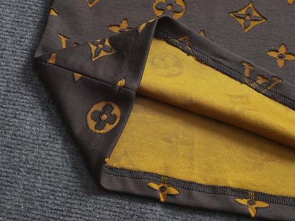 260421 New high-quality jacquard towel embroidered T-shirt