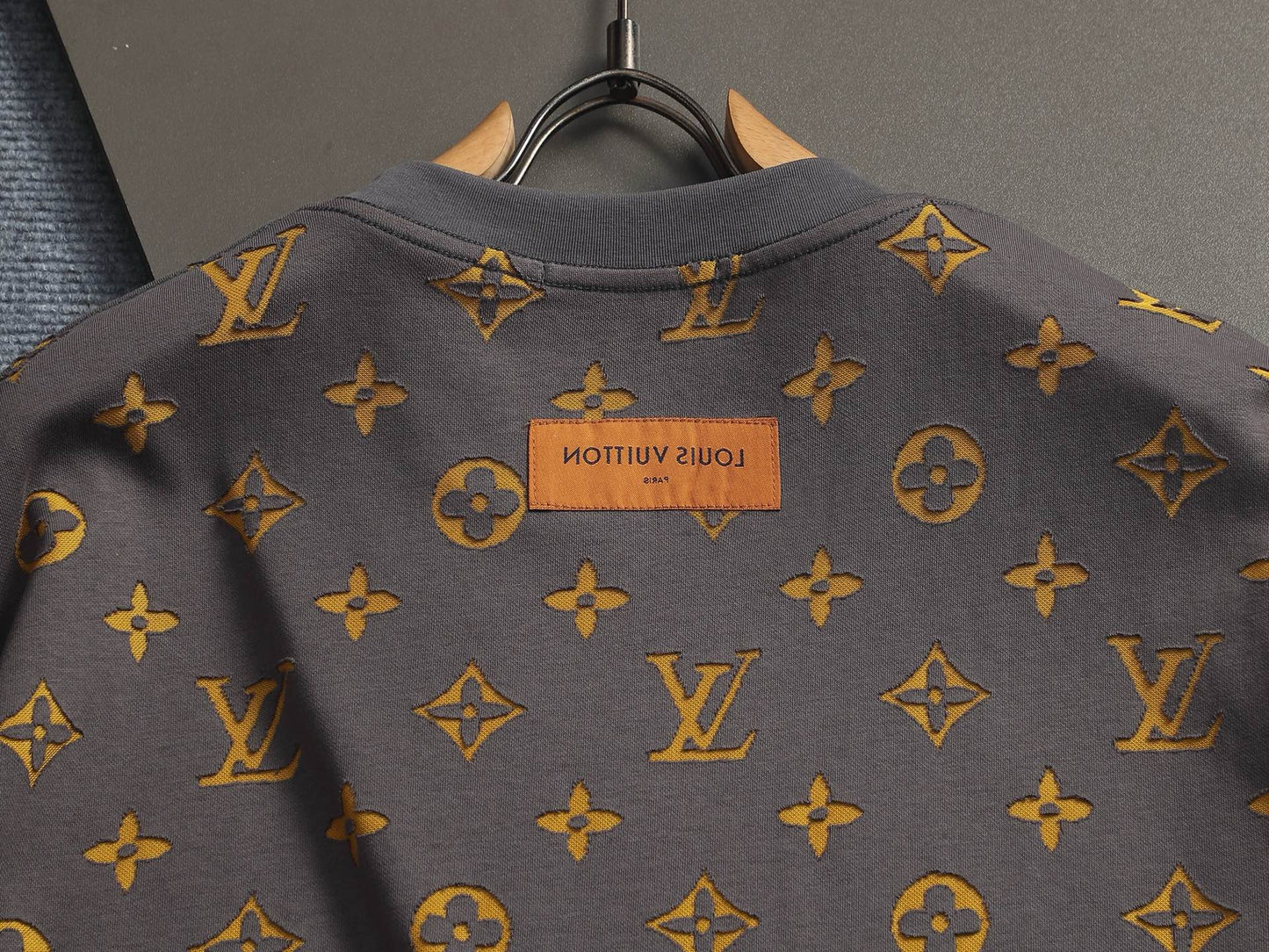 260421 New high-quality jacquard towel embroidered T-shirt