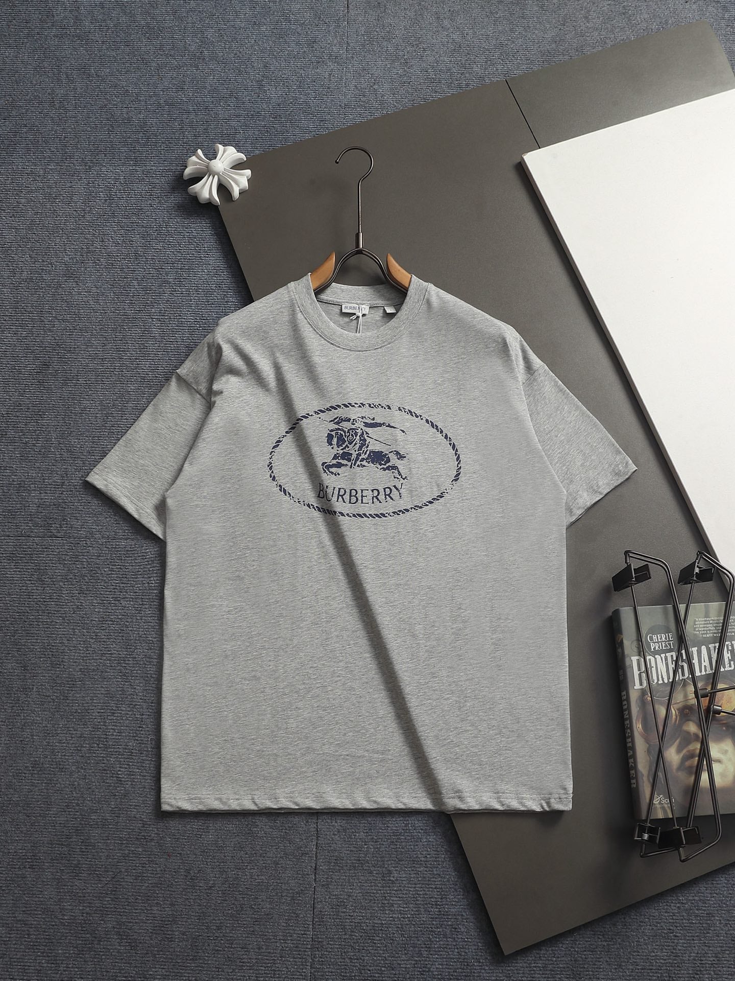 260421 New high-quality classic logo detailed watermark T-shirt