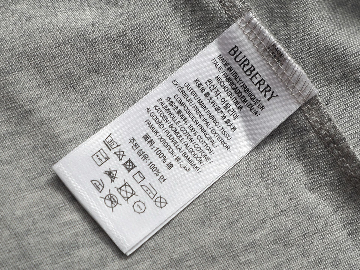 260421 New high-quality classic logo detailed watermark T-shirt